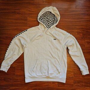 Vans Men's Versa Standard Hoodie Black & White Checkerboard Size Large